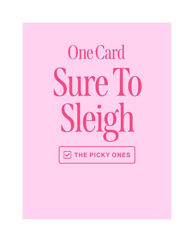 One Card Sure to Sleigh