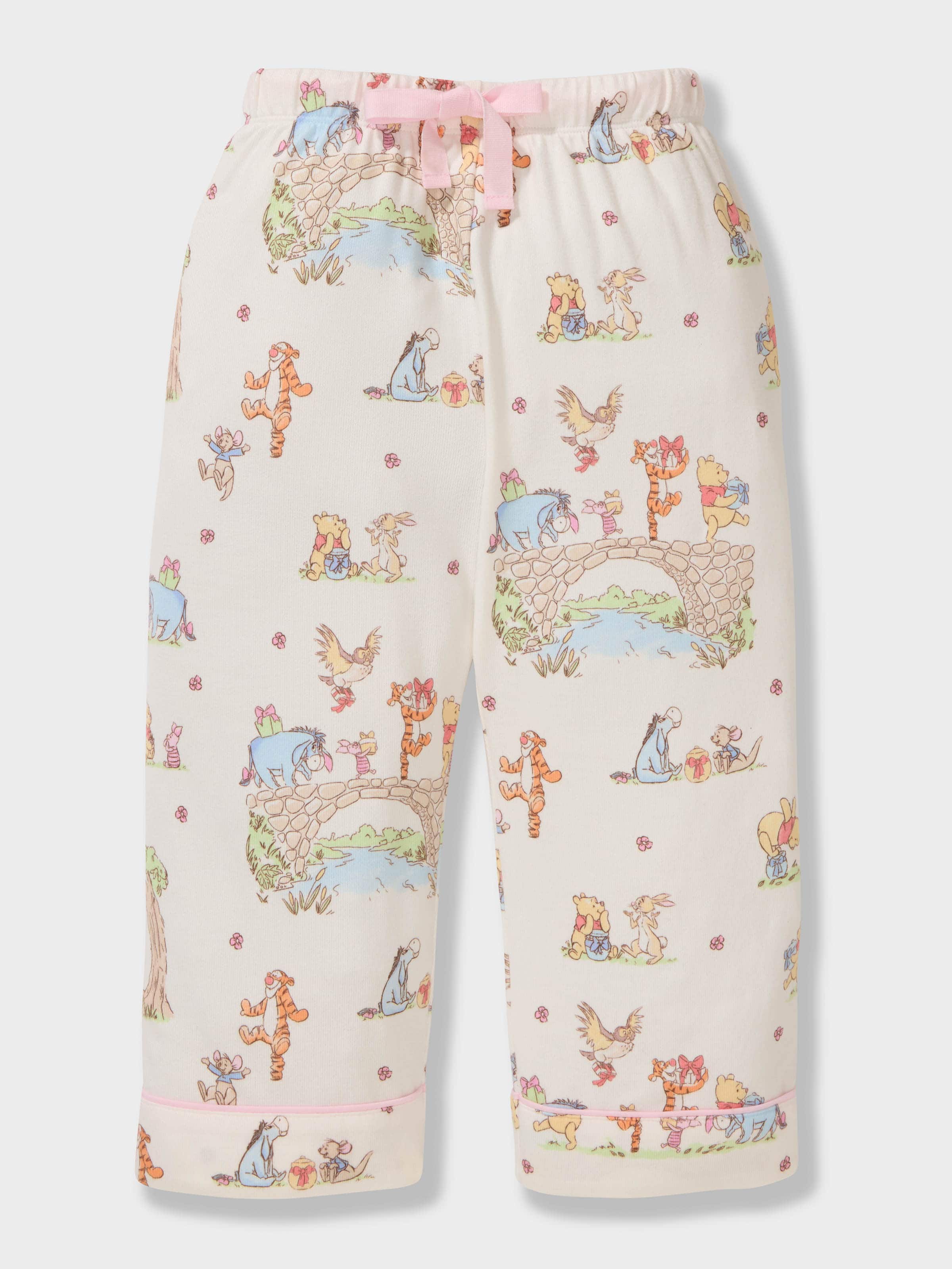 Kids Winnie The Pooh Plush Long Classic Pj Set