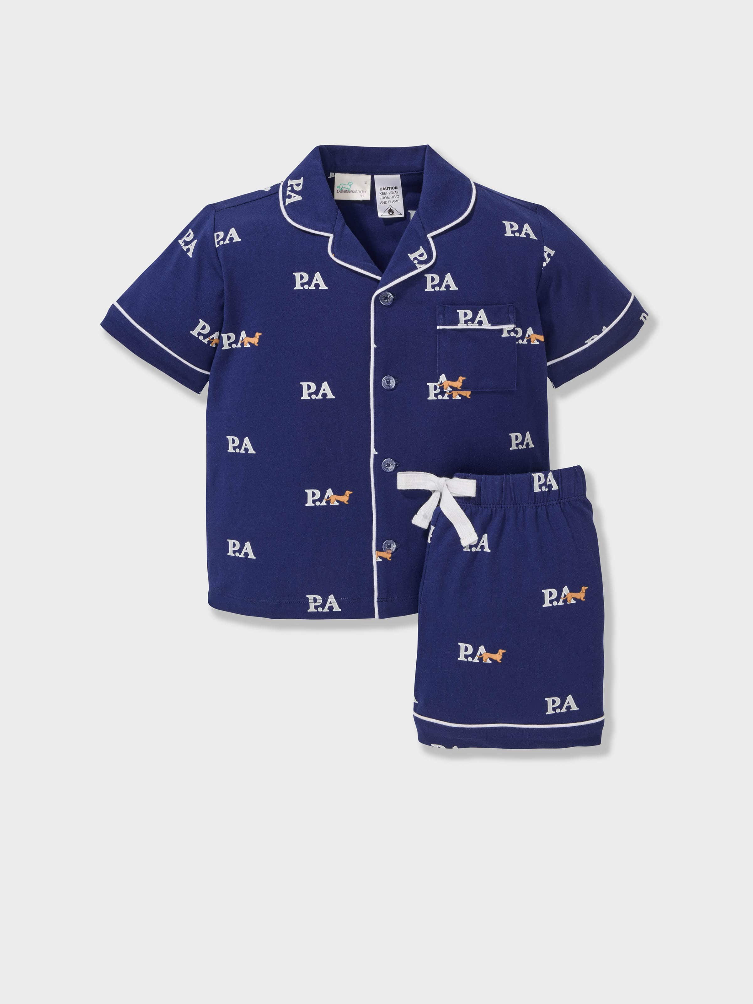 Jnr Boys Penny Logo Classic Shortie Pj Set